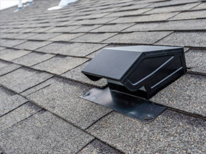 Infrared thermovision image showing lack of thermal insulation o